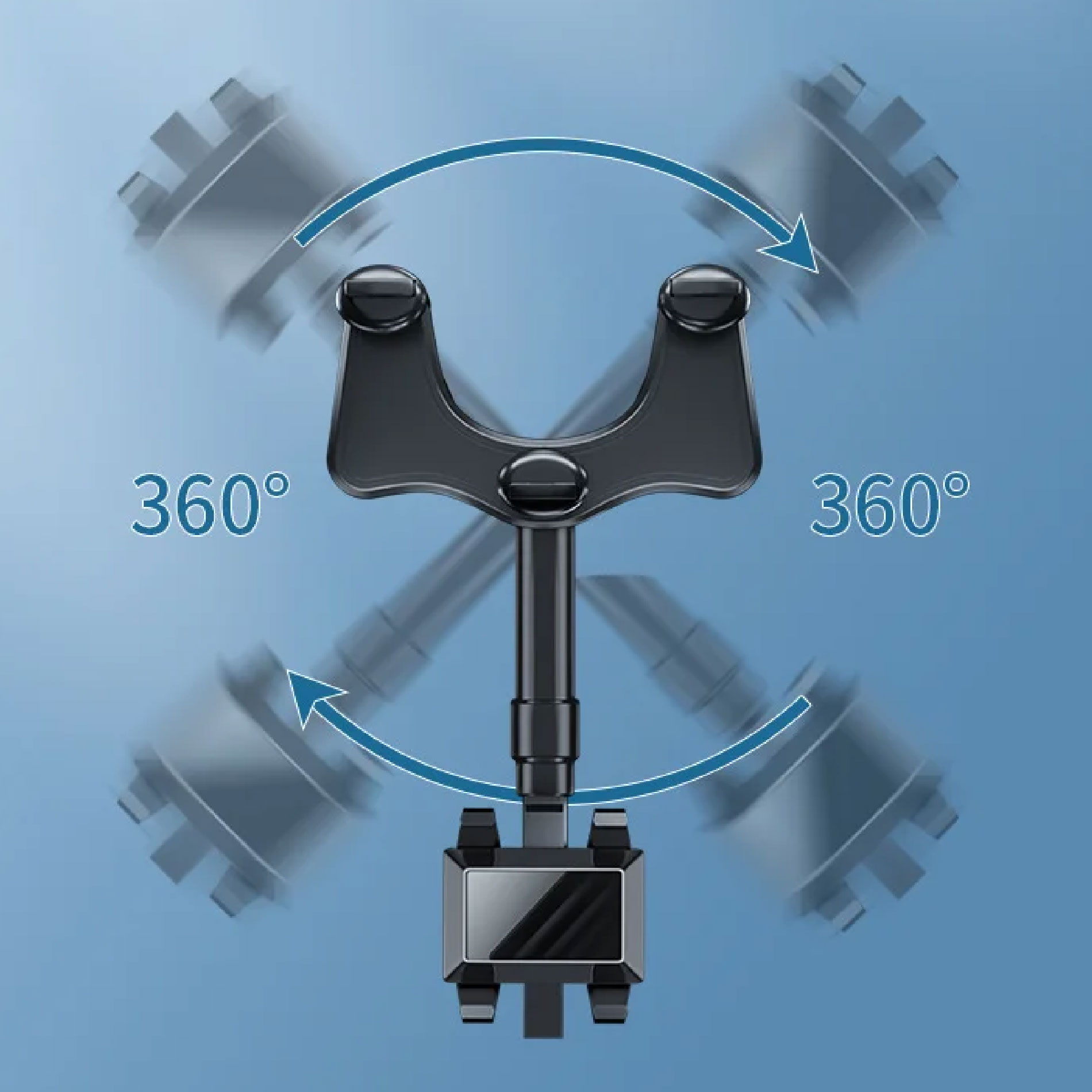 Miniatura 2 de Soporte Holder Celular Espejo Giratorio